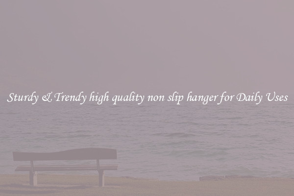 Sturdy & Trendy high quality non slip hanger for Daily Uses