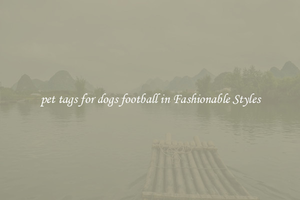 pet tags for dogs football in Fashionable Styles