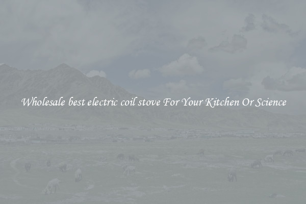 Wholesale best electric coil stove For Your Kitchen Or Science