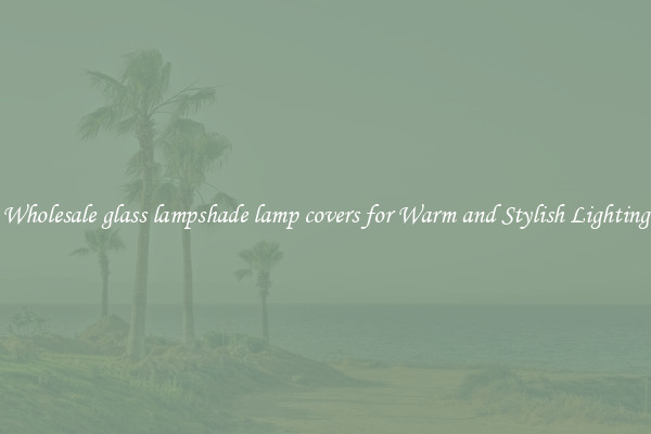 Wholesale glass lampshade lamp covers for Warm and Stylish Lighting