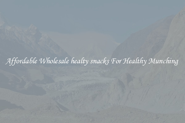 Affordable Wholesale healty snacks For Healthy Munching 