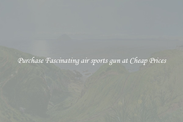 Purchase Fascinating air sports gun at Cheap Prices