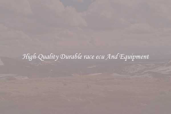 High-Quality Durable race ecu And Equipment