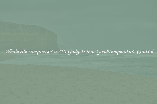 Wholesale compressor w210 Gadgets For GoodTemperature Control