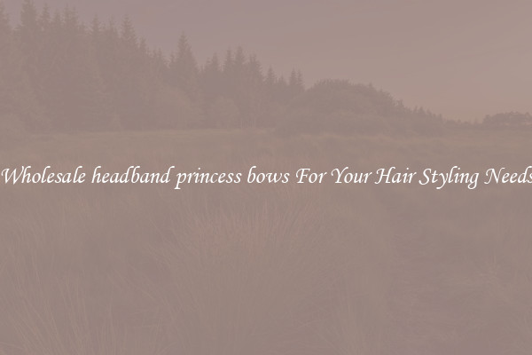 Wholesale headband princess bows For Your Hair Styling Needs