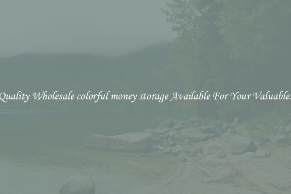 Quality Wholesale colorful money storage Available For Your Valuables