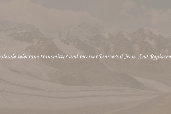 Wholesale telecrane transmitter and receiver Universal New And Replacement